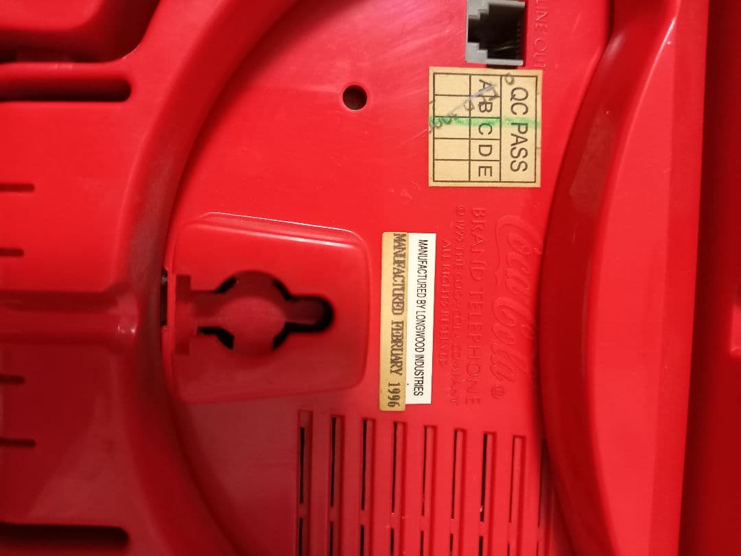 アンティーク雑貨 90s Coca Cola BRAND Disc Telephone