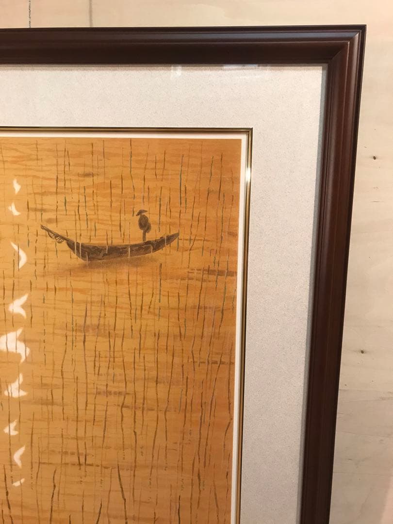 池田遙邨　「夕映え」　リトグラフ　直筆サイン・エディション有り