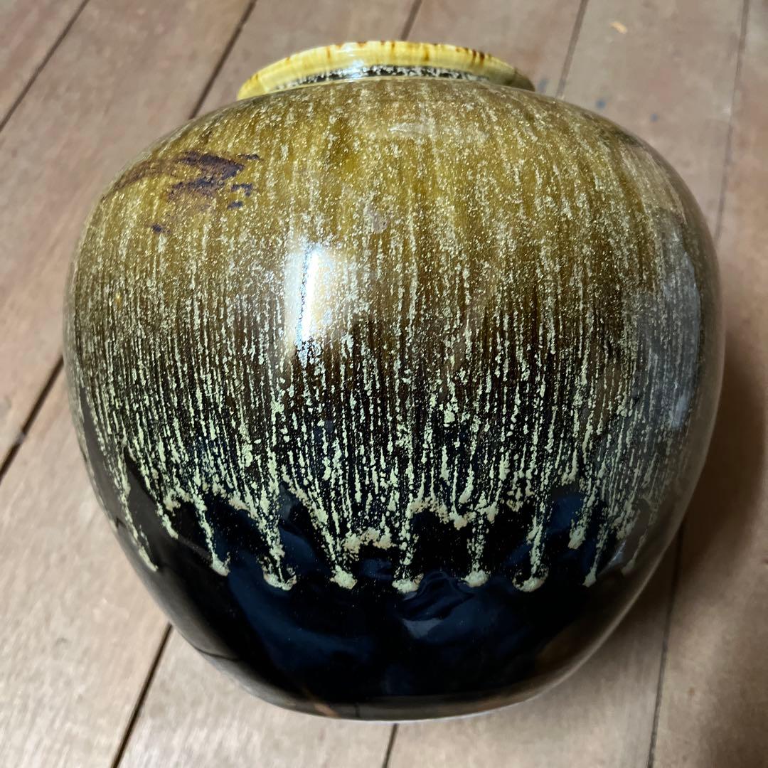 中型 漆器 椀 緑と黒のグラデーション