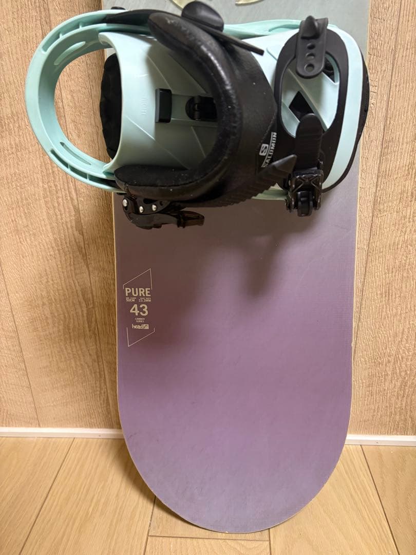 HEAD スノーボード PURE & SALOMONビンディングセット