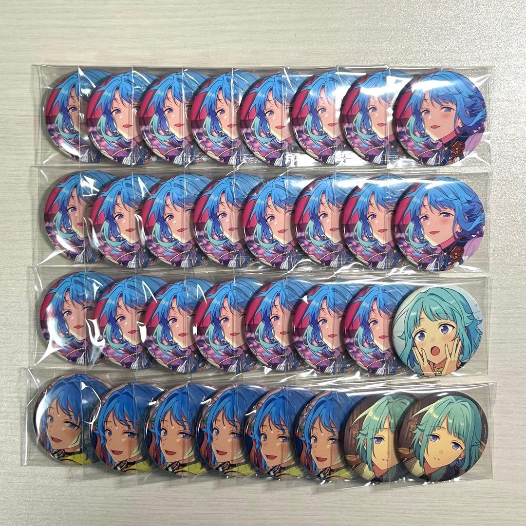 あんスタ 紫之創 缶バッジ32点 ぱしゃっつ 48点 バナコレ 1点