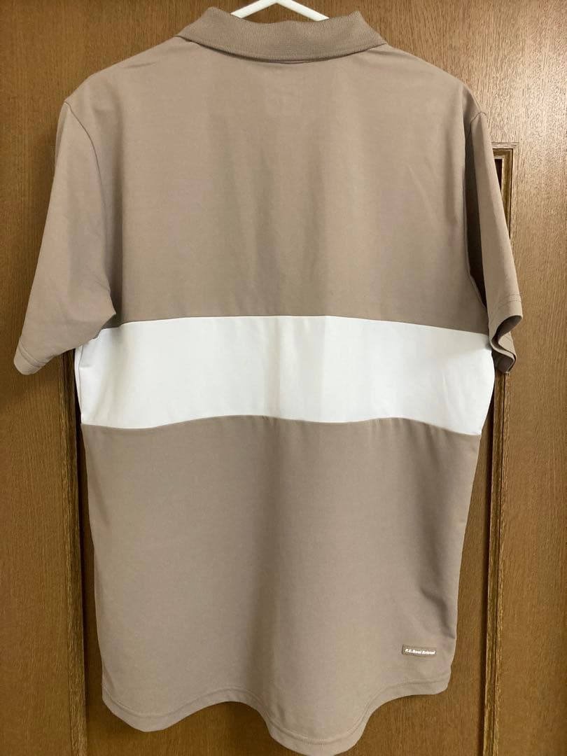 F.C.Real Bristol S/S PANEL POLO ベージュS