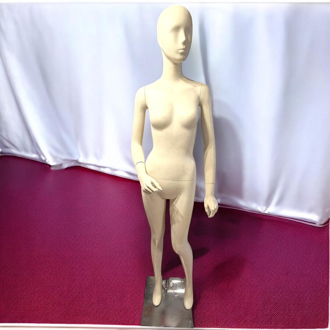 ☆ レディースマネキン 全身 土台付 上下分割可 腰受けベース付 高さ180cm
