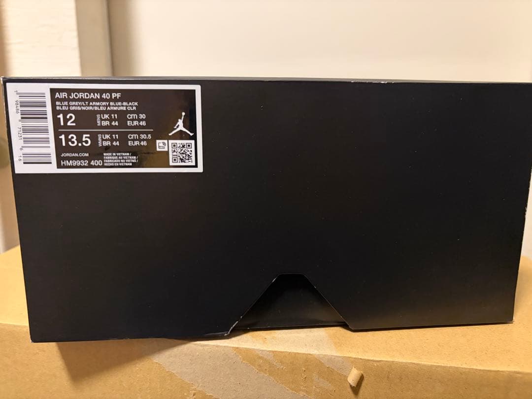 新品未使用　エア ジョーダン 40 PF \"Blue Suede\" 30cm