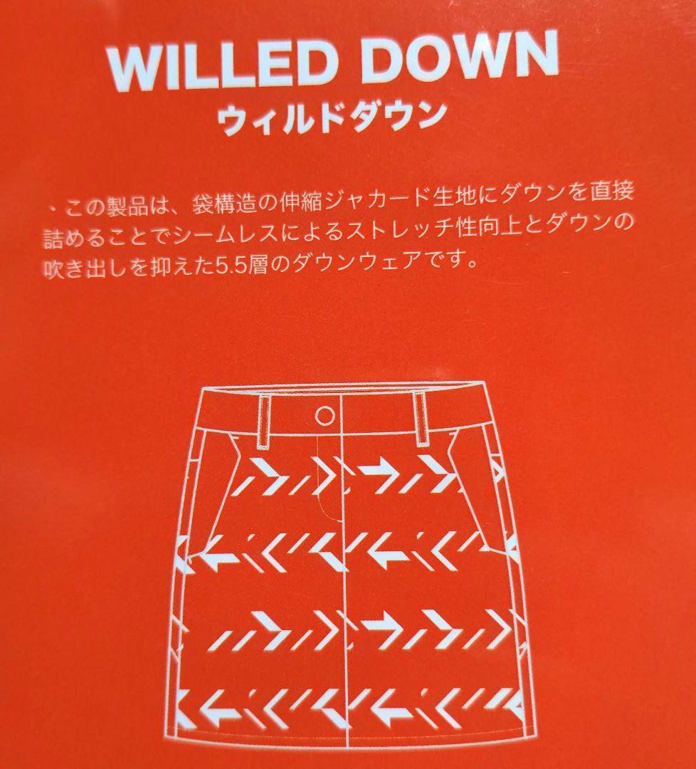 再再再値下げ新品　デサントゴルフ　ダウンスカートМ　定価23100円中綿オレンジ