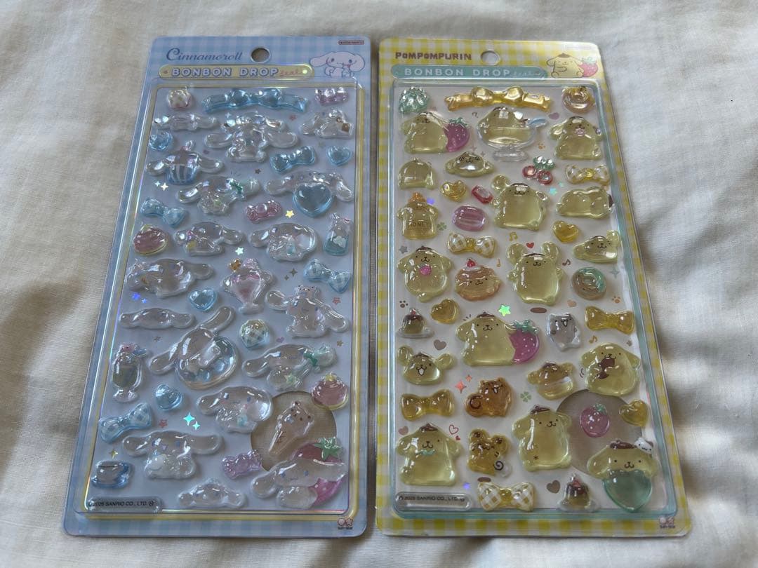 正規品 ボンボンドロップシール サンリオ 第二弾 8種