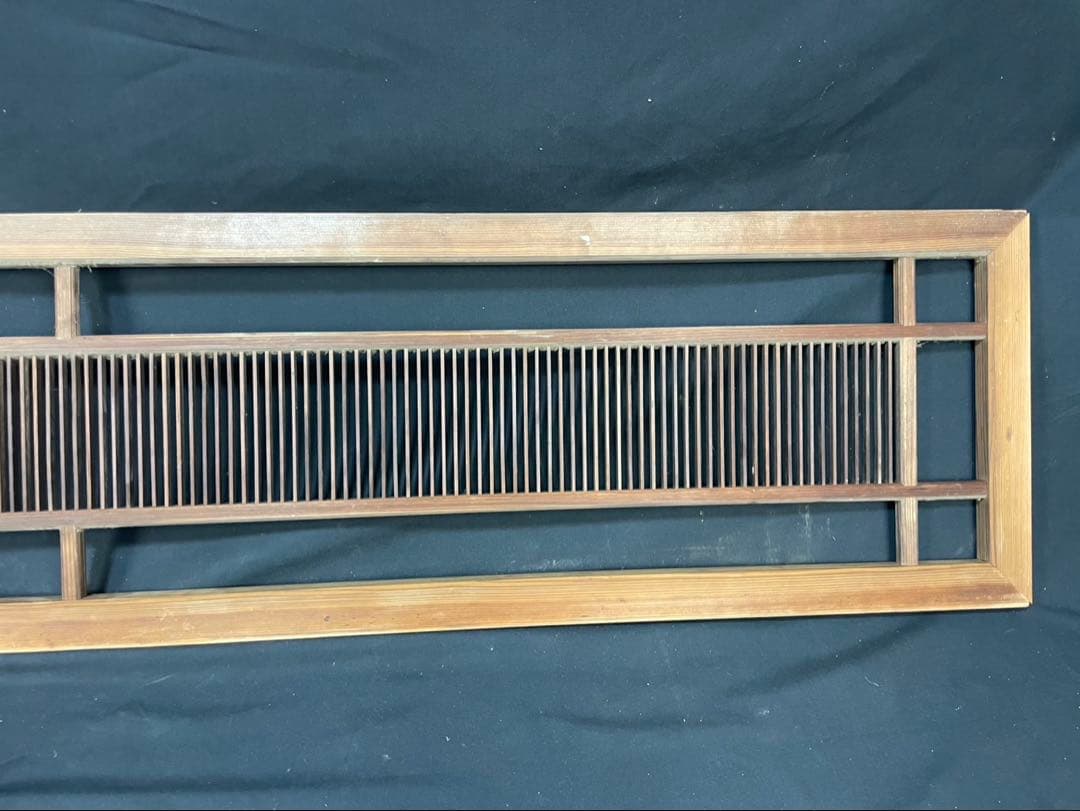 古民家 組子細工 木製欄間 横×縦×厚み 約172.5×37×3cm建具 DIY