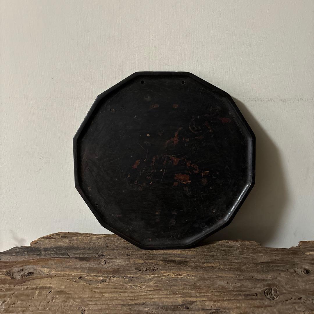 李朝　薬用　十二角膳天板　その61 古道具.韓国骨董. Antique.酒器盆