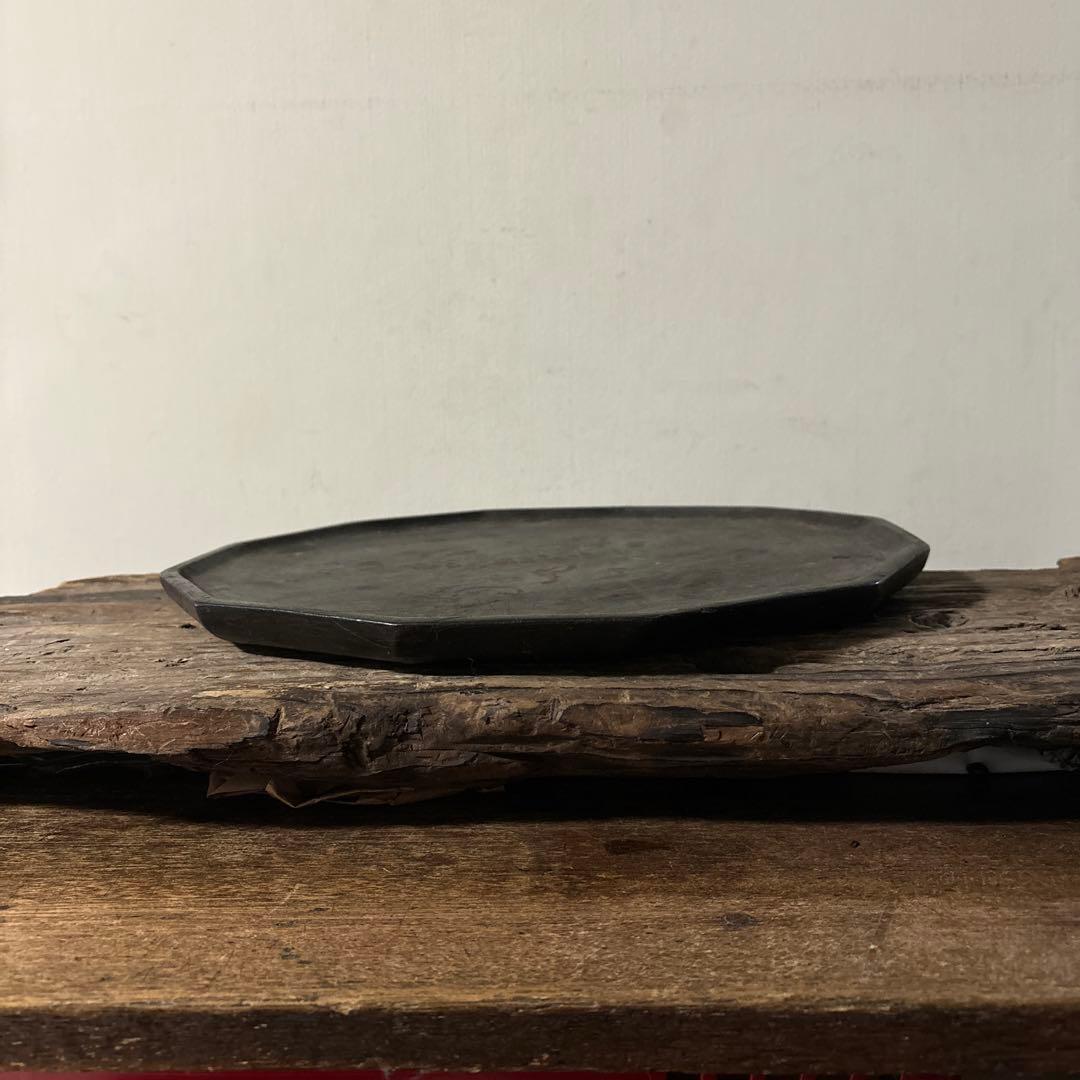 李朝　薬用　十二角膳天板　その61 古道具.韓国骨董. Antique.酒器盆