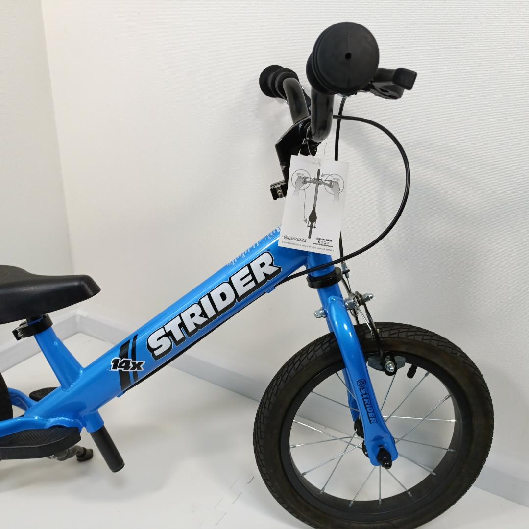 【美品】STRIDER 14x ストライダー スティールブルー バランスバイク
