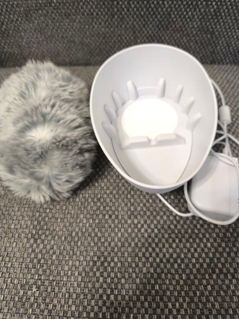 【美品】モフリン Moflin シルバー AIペット コミュニケーションロボット