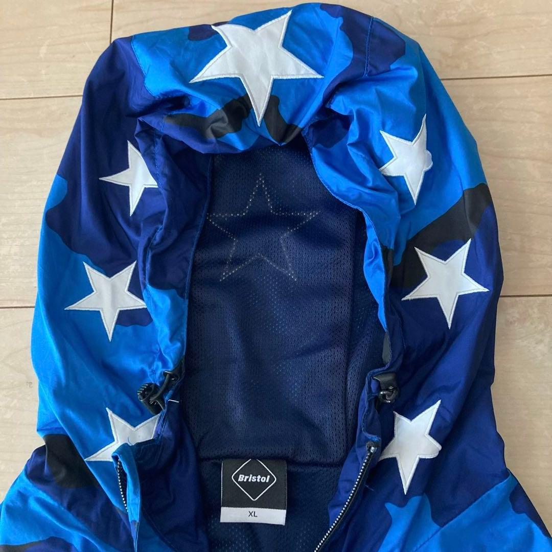 激レア　XL F.C.R.B. 青カモフラージュ柄 ウィンドブレーカー XL