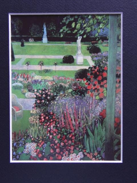 カシニョール（Cassigneul）、公園の風景、希少な画集より