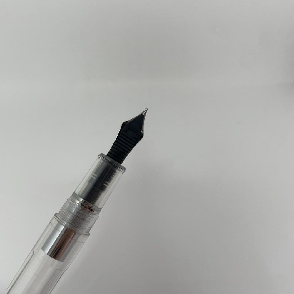 【美品】プラチナ万年筆 PNB-18000 #4-4 レイククリスタル太字（B）