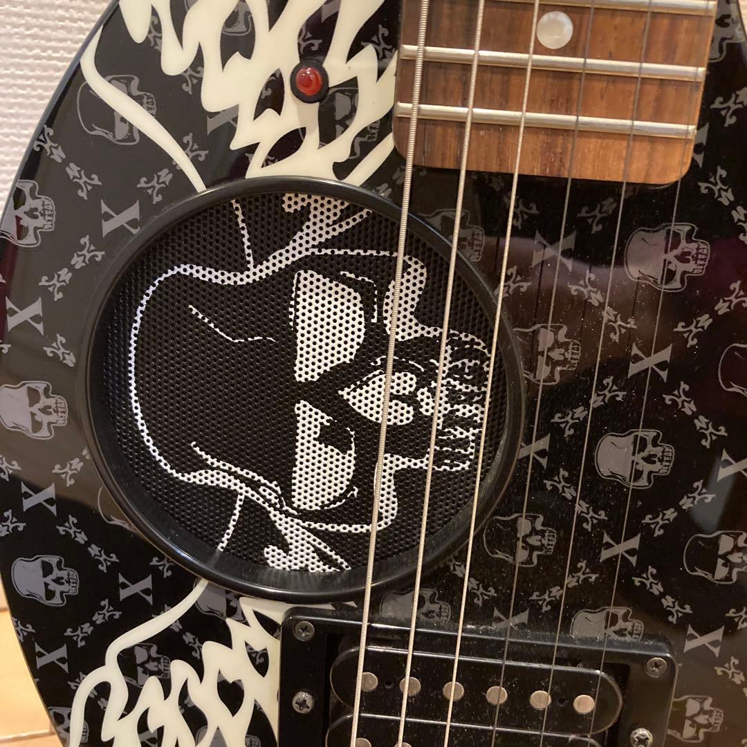 極美品　FERNANDESエレキギター スカルデザイン　専用ケース付