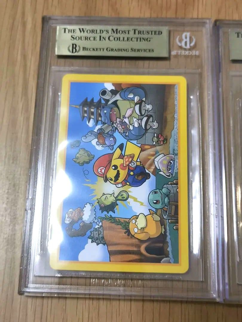 BGS10☆マリオピカチュウ クローバー J Q K ポケモンカード トランプ