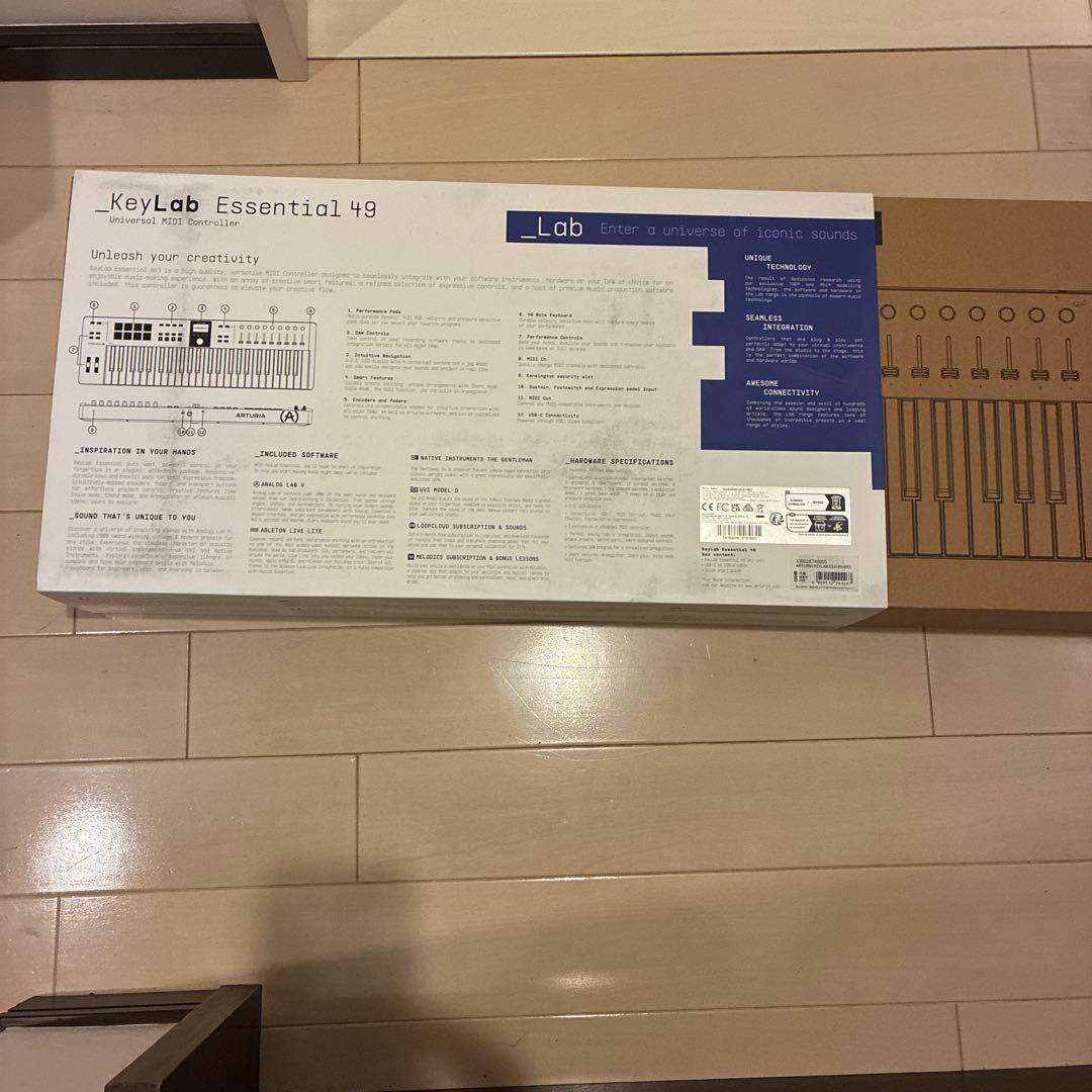 鍵盤楽器 ARTURIA MIDI KeyLab Essential 49 mk3