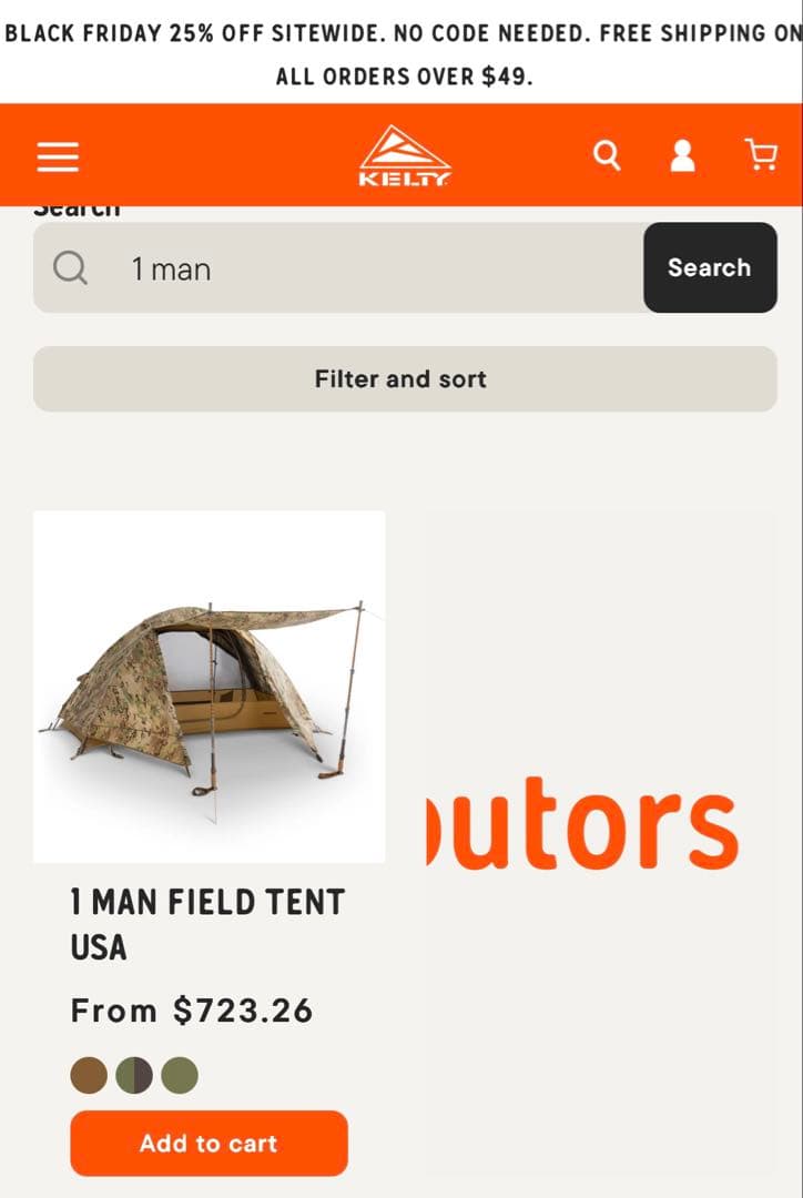 KELTY 米軍テント シュラフ セット USA製 軍幕