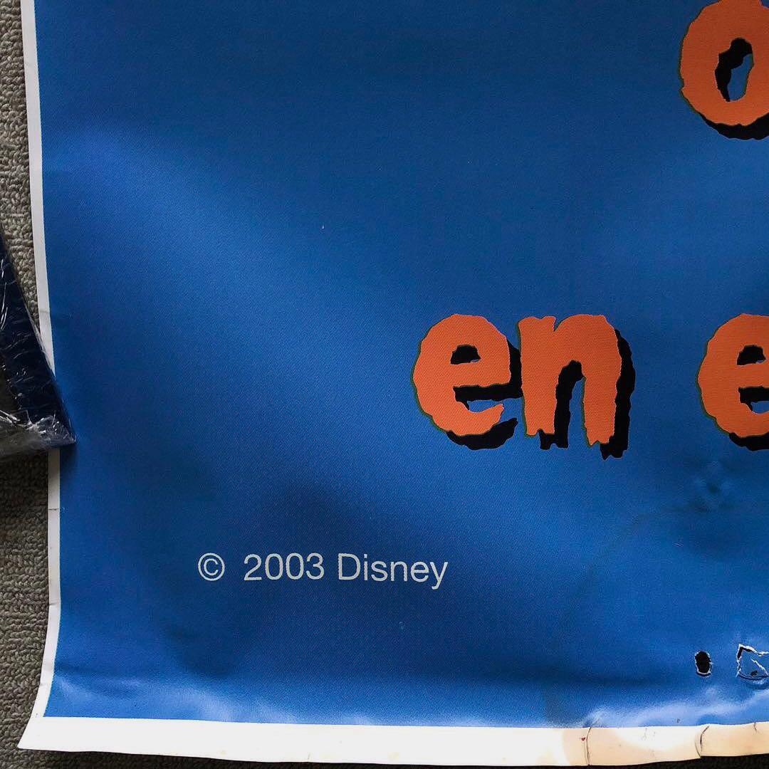 レア！ ナイトメアビフォアクリスマス ホーンテッド 超特大ポスター スペイン語版