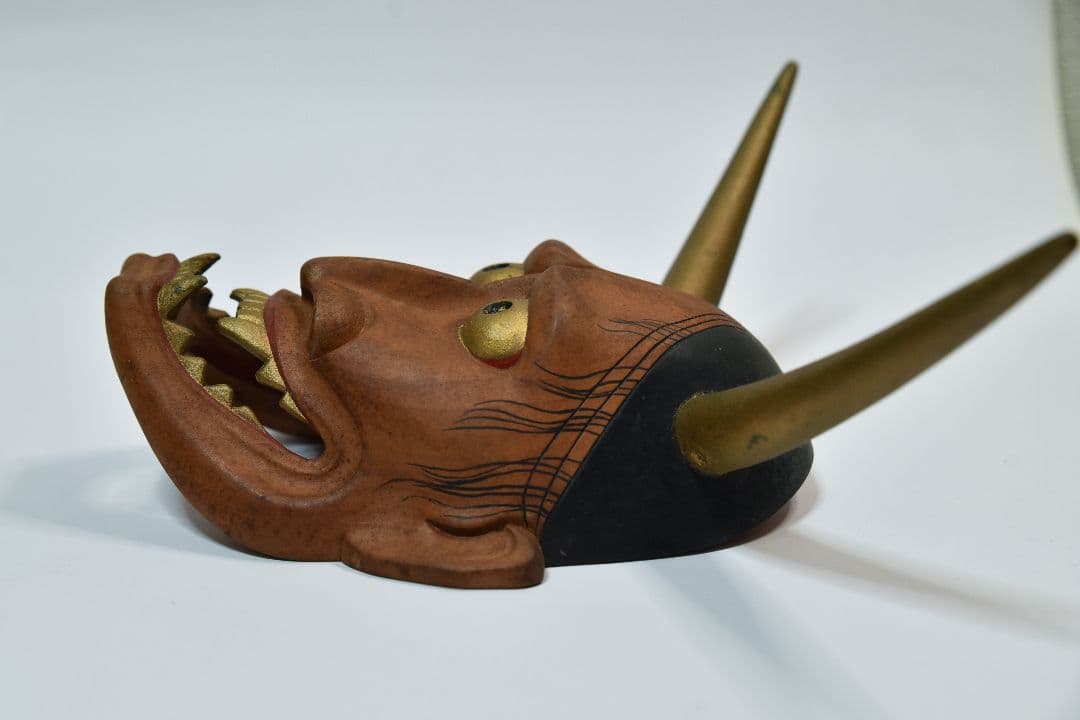 能面 般若 大雲作 箱付き 美品 (C5)