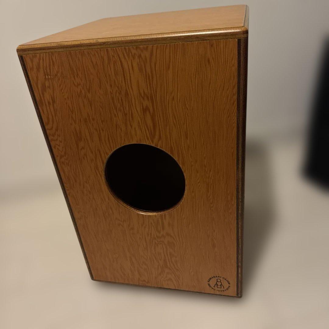 【美品・プロテクションラケットケース付】カホン　ハマサキ　濱崎商会