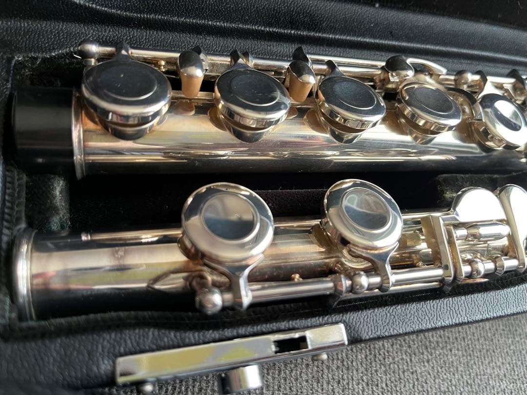 Pearl flute パールフルート PF-521E リッププレート銀製