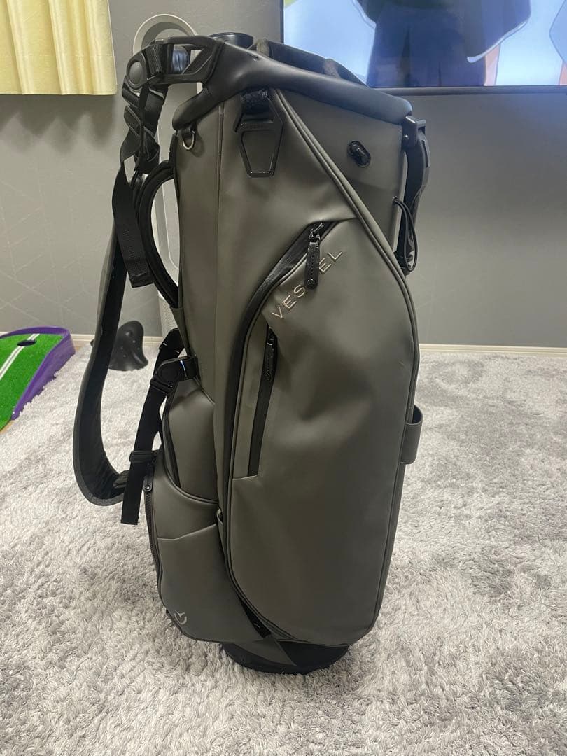 VESSEL キャディバッグ スタンドバッグ プレイヤー3.0 グレー 8.5型