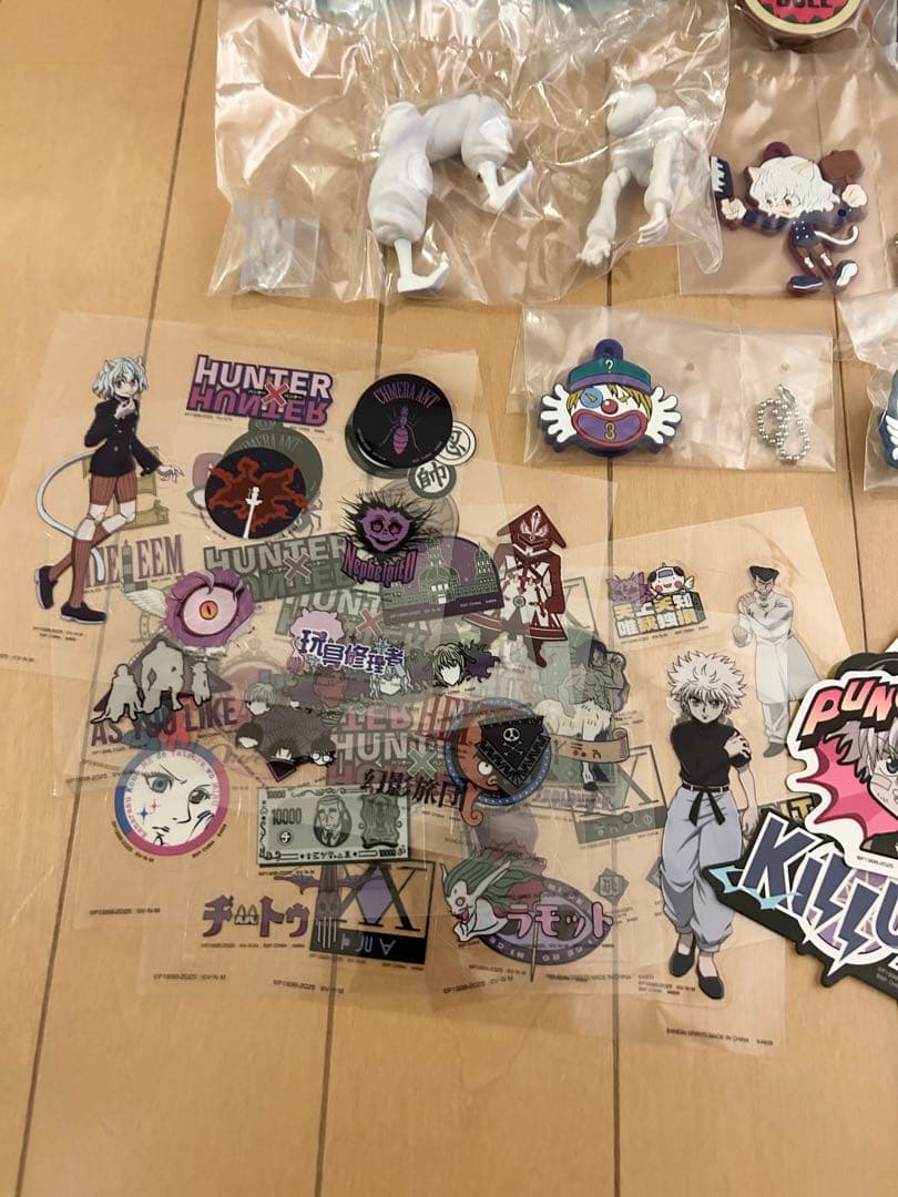 一番くじハンターハンター　ゴン　キルア　カイト　ネフェルピトー　フィギュア