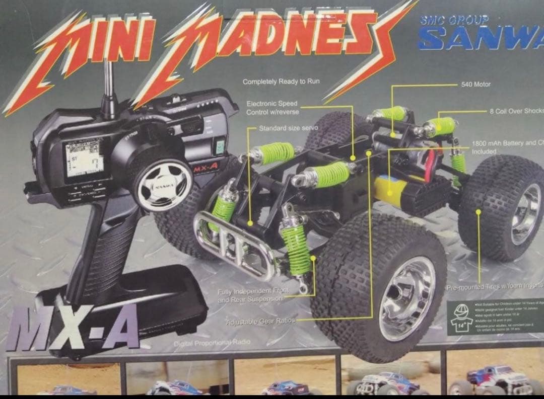 ラジコン　フルセット　ビッグタイヤSANWA　1/16