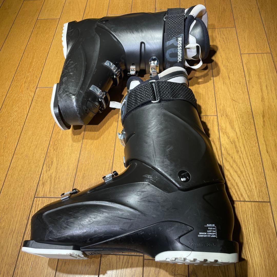 幅広rossignolロシニョールALIAS80 28.0-28.5cm初中級