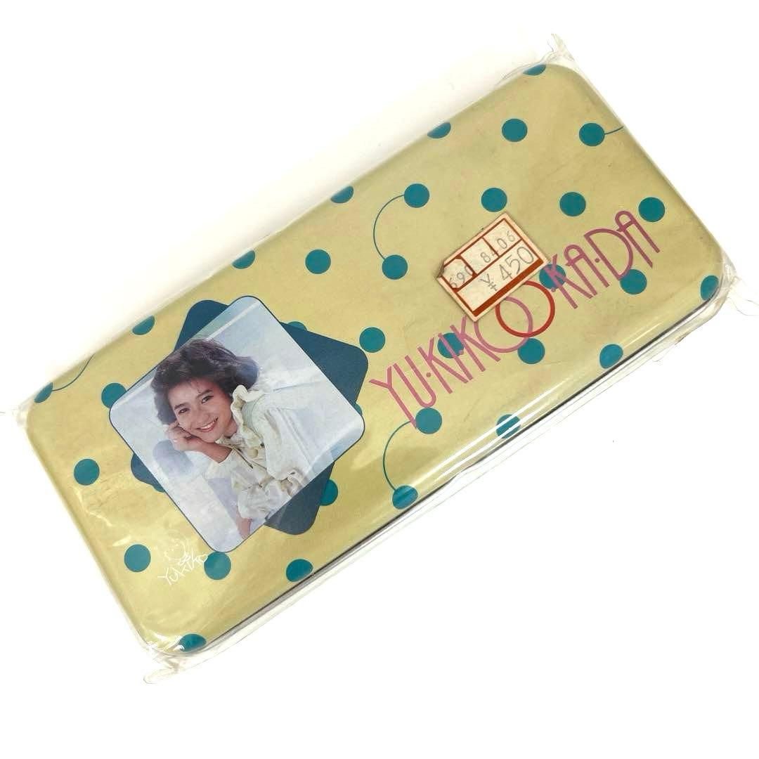 レア　希少　未開封　岡田有希子　ペンケース　缶ペン