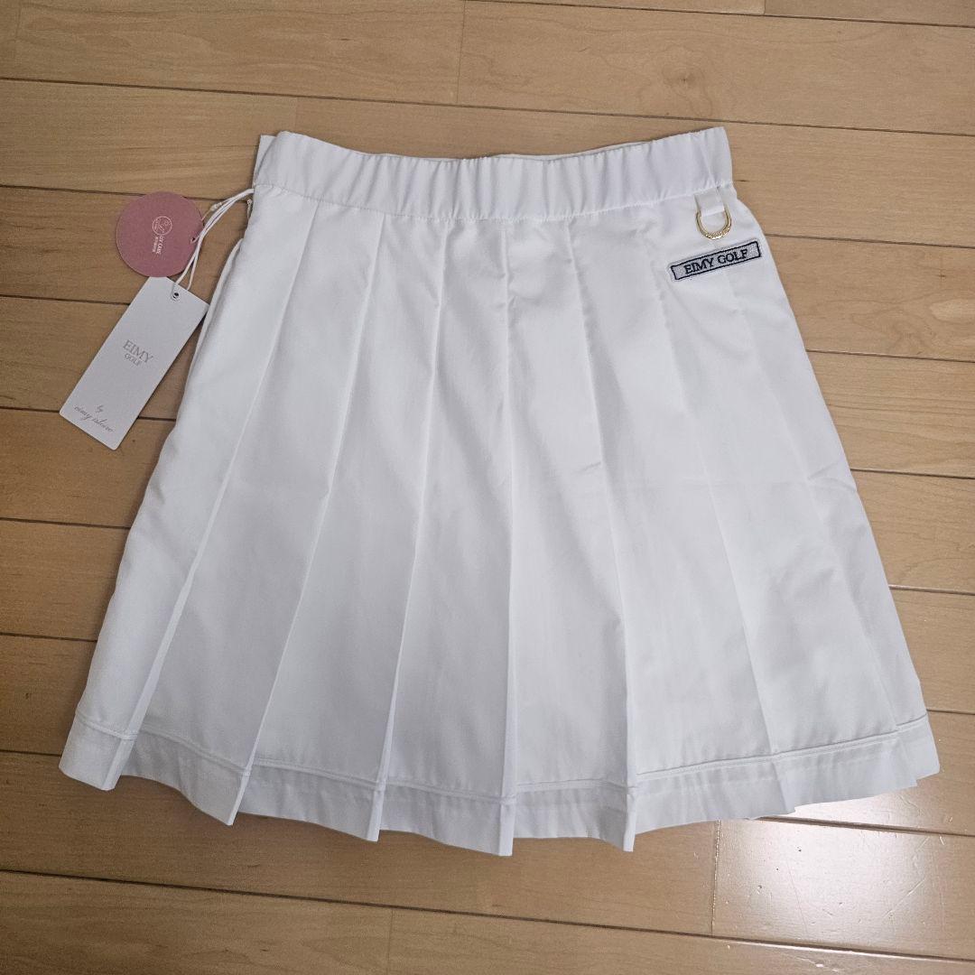 EIMY GOLF プリーツスカート ホワイト