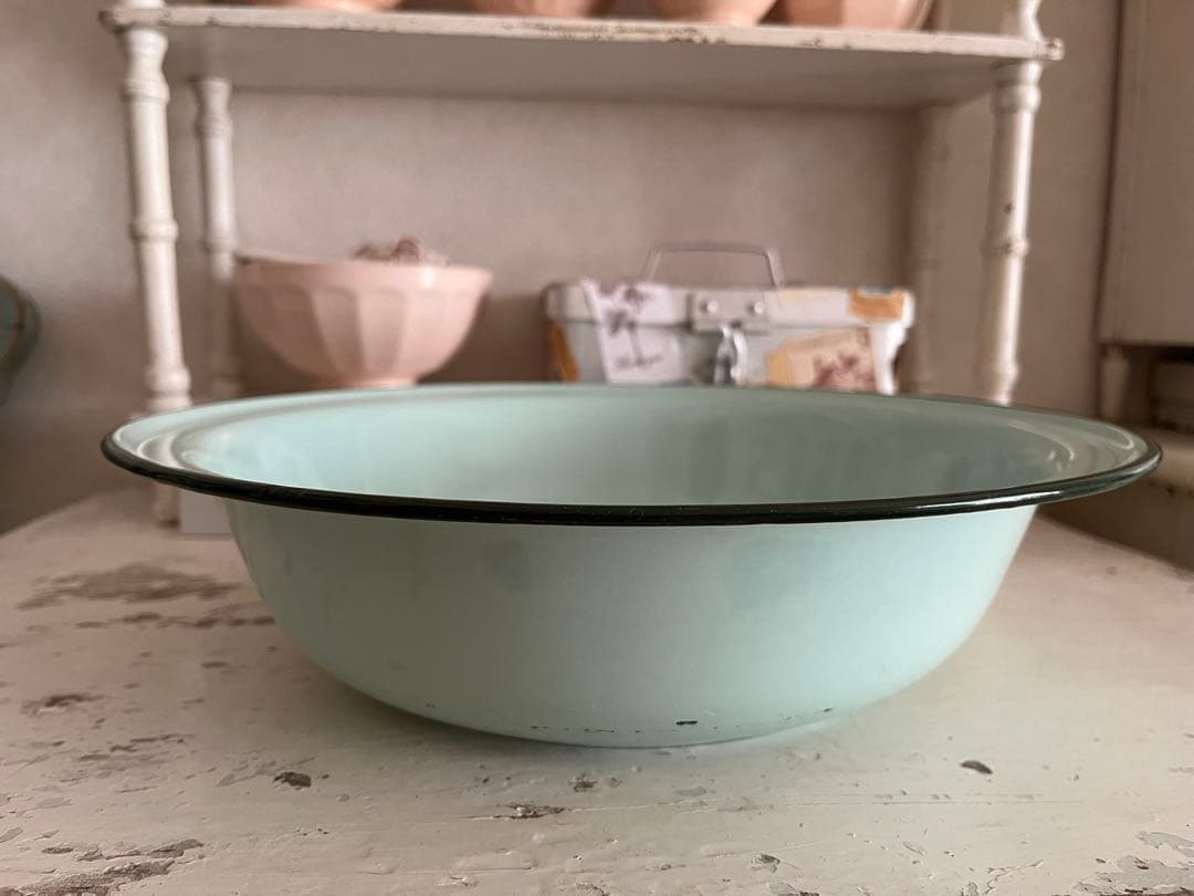 アンティーク　ホーローベイスン