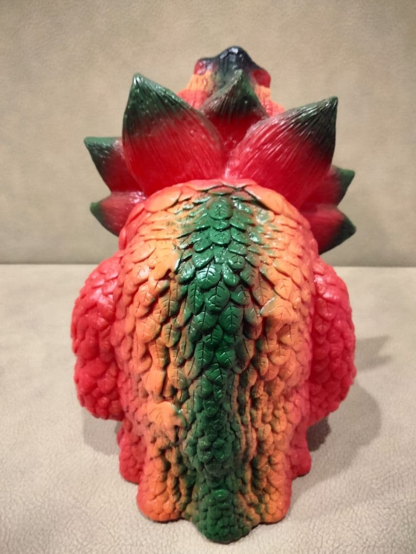 ソフビ　monstock 超古代神類ポゴンゴ　赤　izumonster　安楽安作