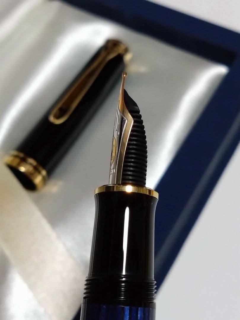 PELICAN ペリカン スーベレーン M800 青縞 ペン先 18C M