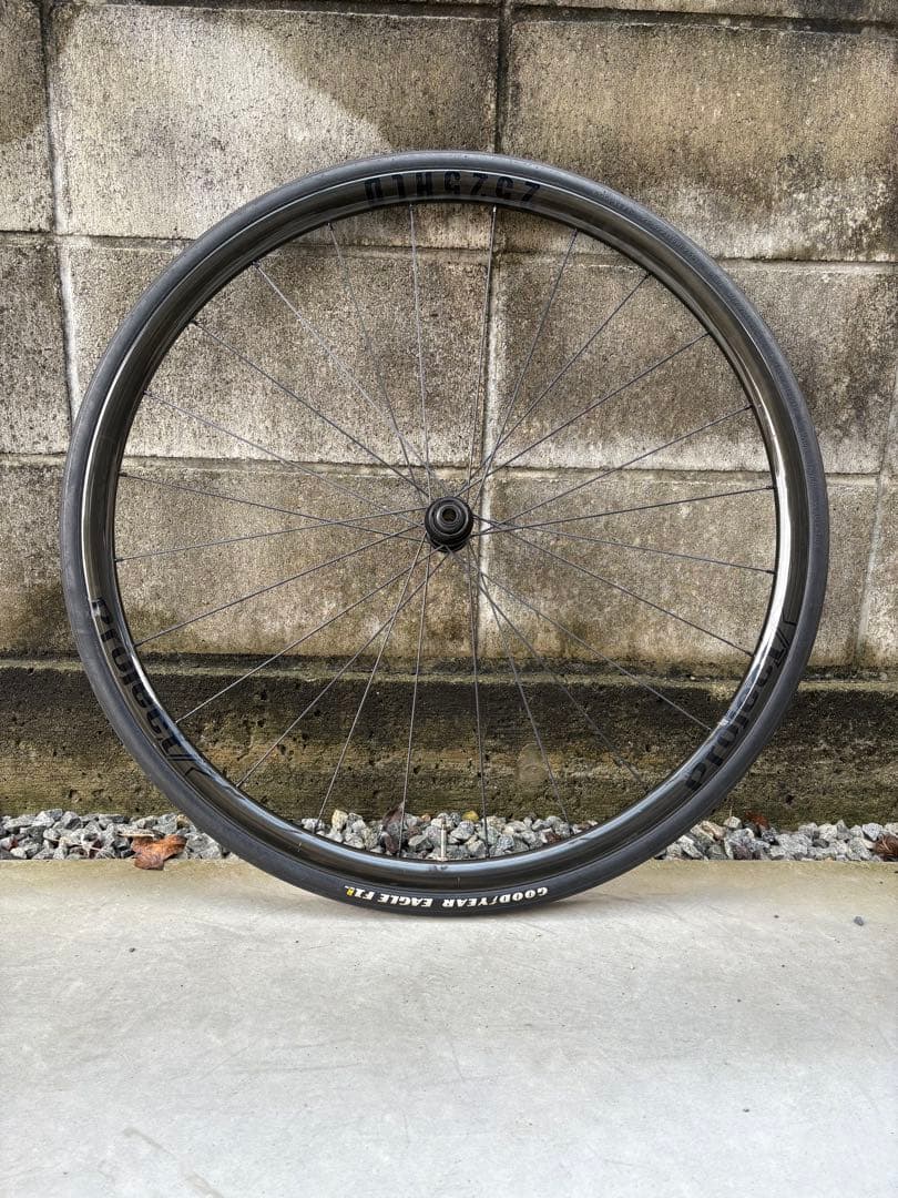 カーボンホイール Project-K クリンチャー/チューブレス対応 1150g