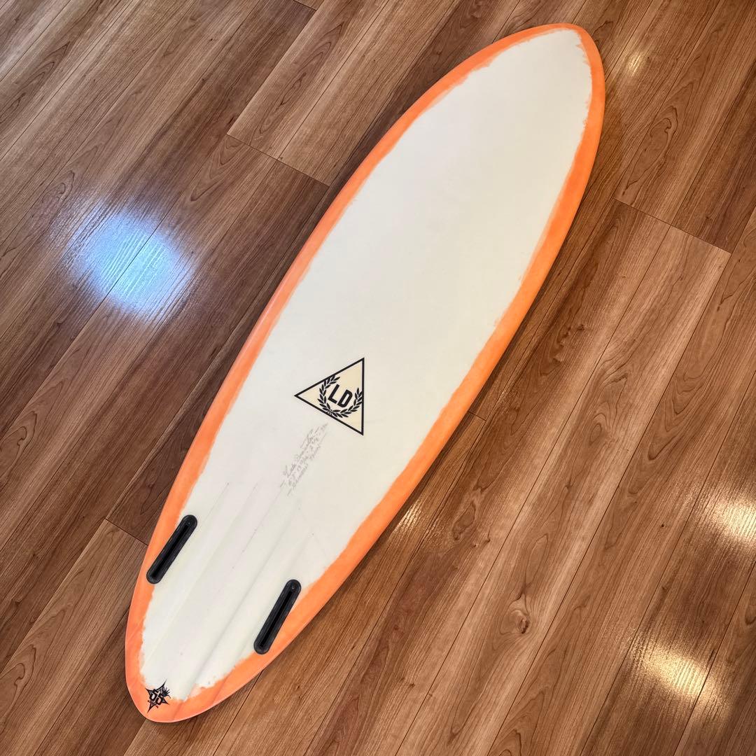 LD SURFBOARD ショートボード 6'3\" ツインフィン