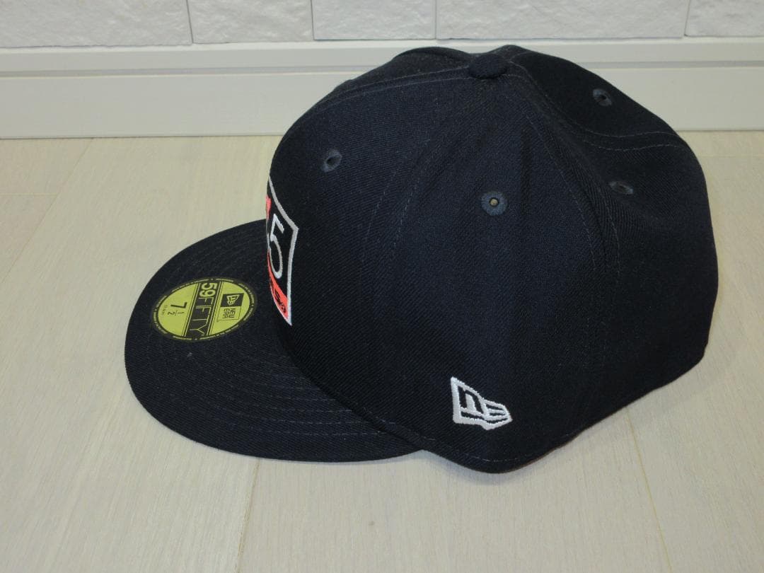 ★美品★GOLFICKERS 5525 NEWERA ネイビーキャップ 59.6