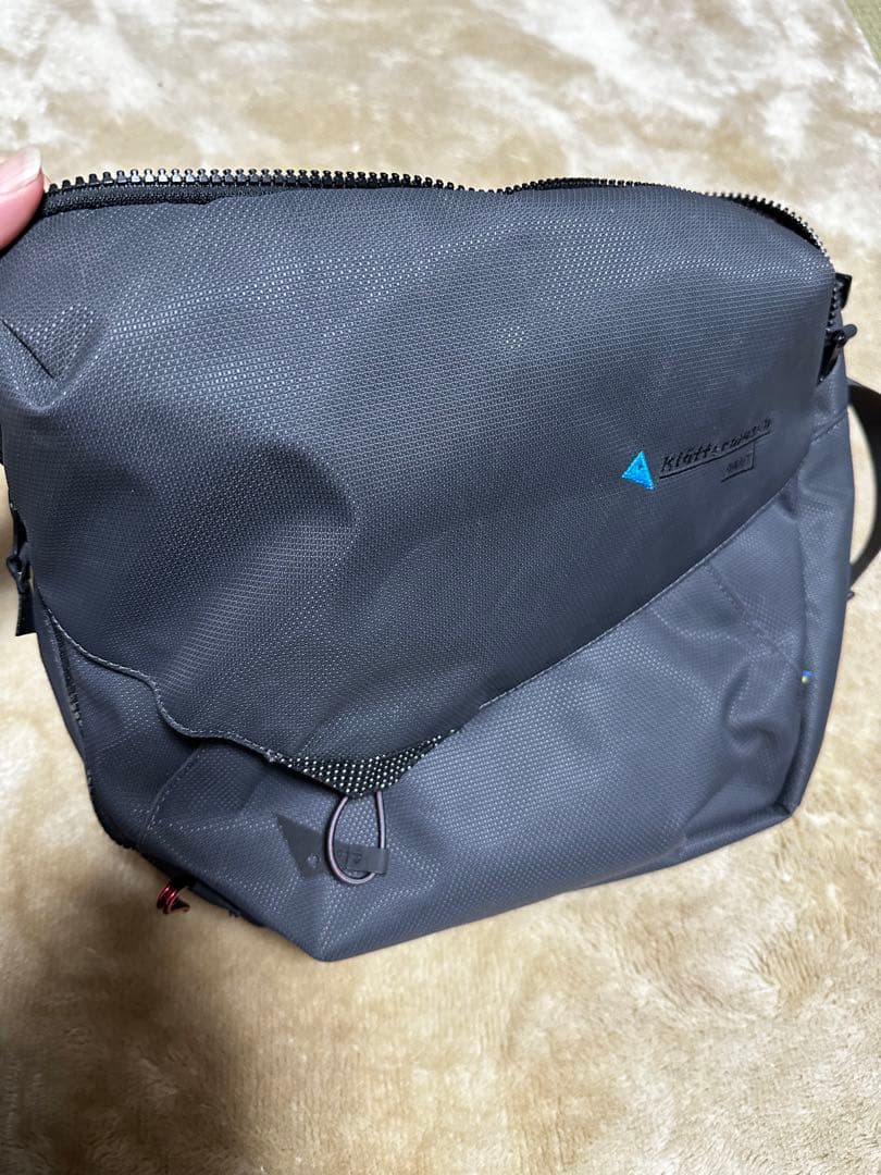 クレッタルムーセン　ガウト　ナイロン製 グレー ライド・メッセンジャーバッグ