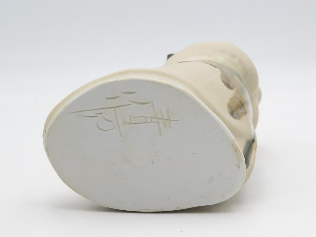 青芳人形 2点セット 陶器人形 森元青芳 砥部焼 オブジェ 置物 インテリア