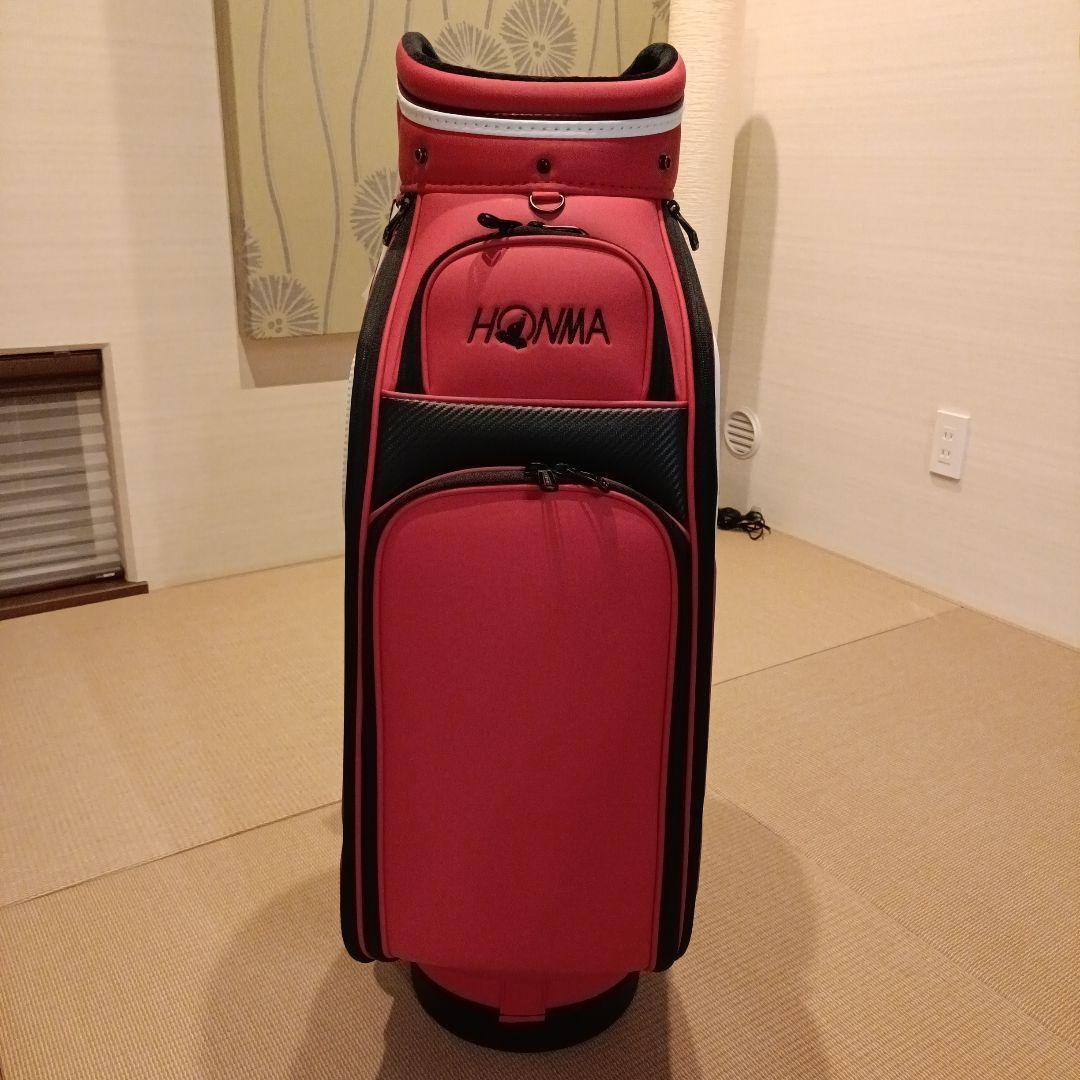 【最終値下げ】【新品未使用】HONMA ホンマ キャディバッグ 赤 レッド