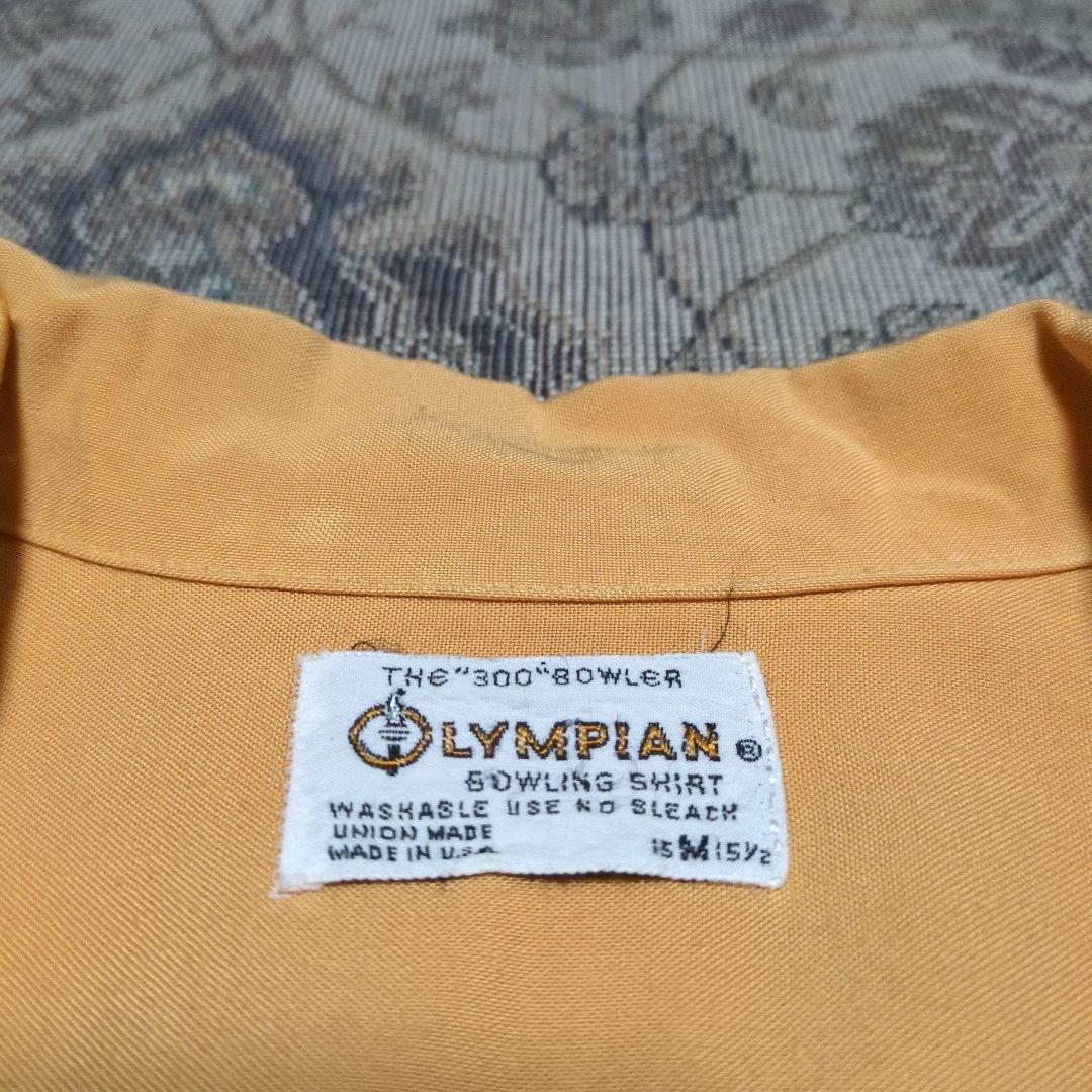 50s レーヨン ボーリングシャツ ロカビリー ビンテージ 古着 フロッキー