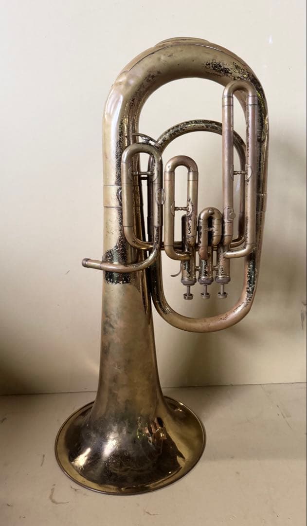 ニッカン ユーフォニアム 本体＋純正ハードケース付 状態難 現状品 ジャンク