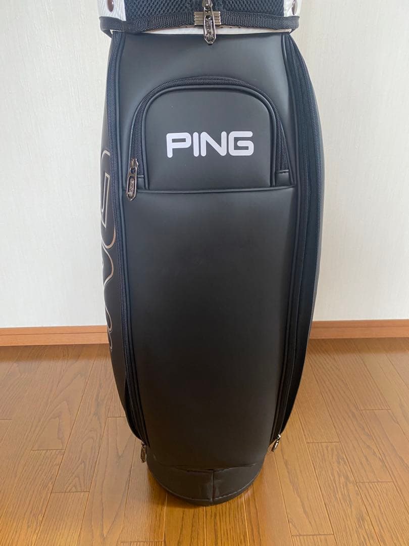 PING KARSTEN ゴルフバッグ ブラック/ホワイト