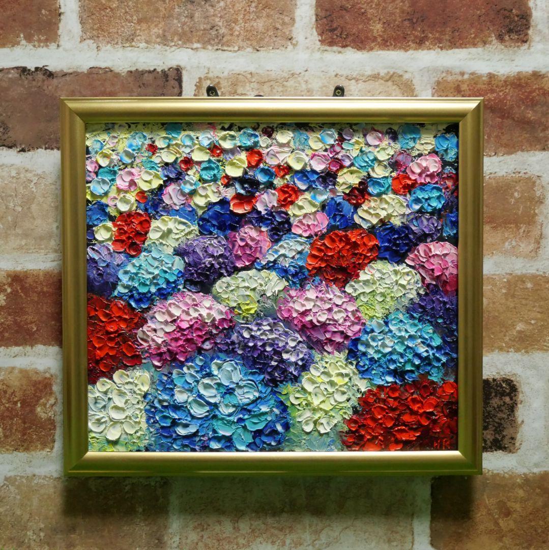 油絵 絵画 【Hydrangea】