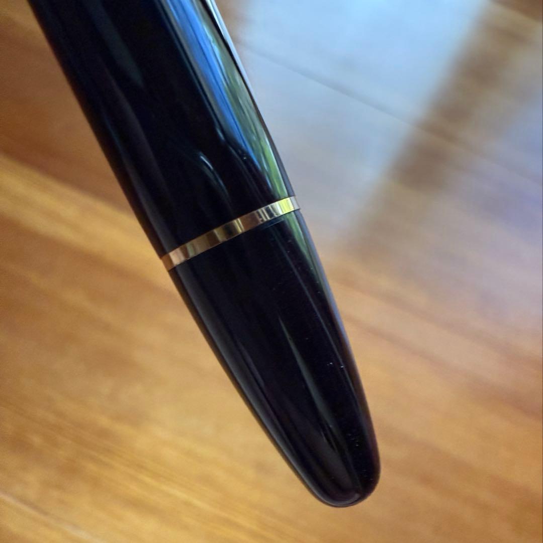 モンブラン 万年筆 146 状態良好 エボナイト芯 全金 B 太字 ブラック