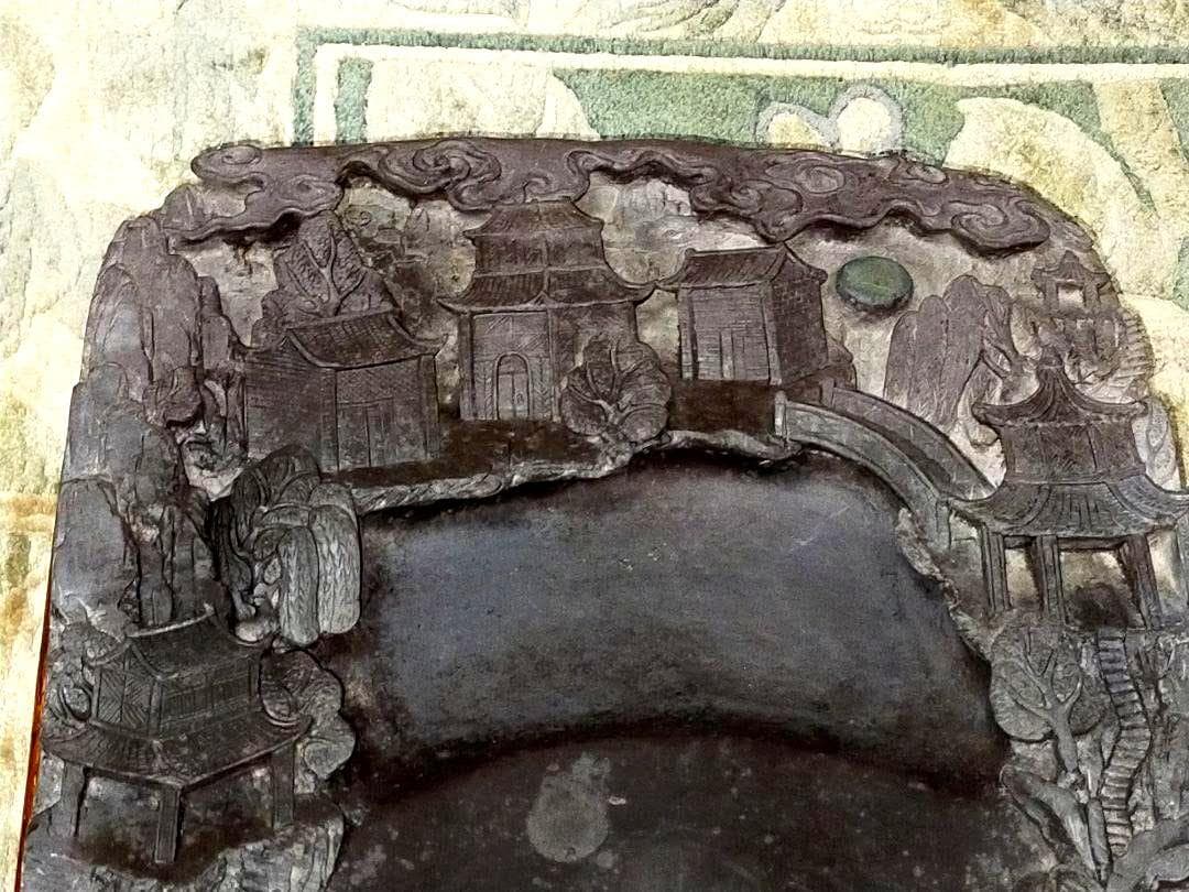 ♥中国　特大　端渓　硯　１０.６ｋｇ　端渓硯　老坑　骨董品