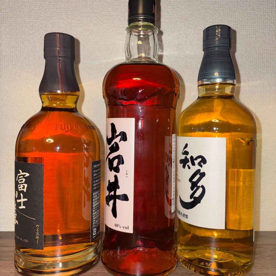 ジャパニーズウイスキー3本セット