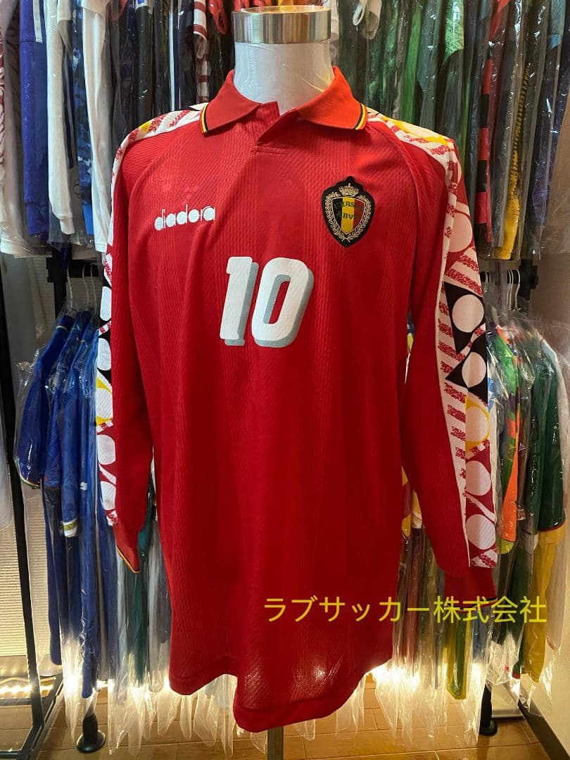 ベルギー代表 1994 ホーム ユニフォーム #10 SCIFO 長袖