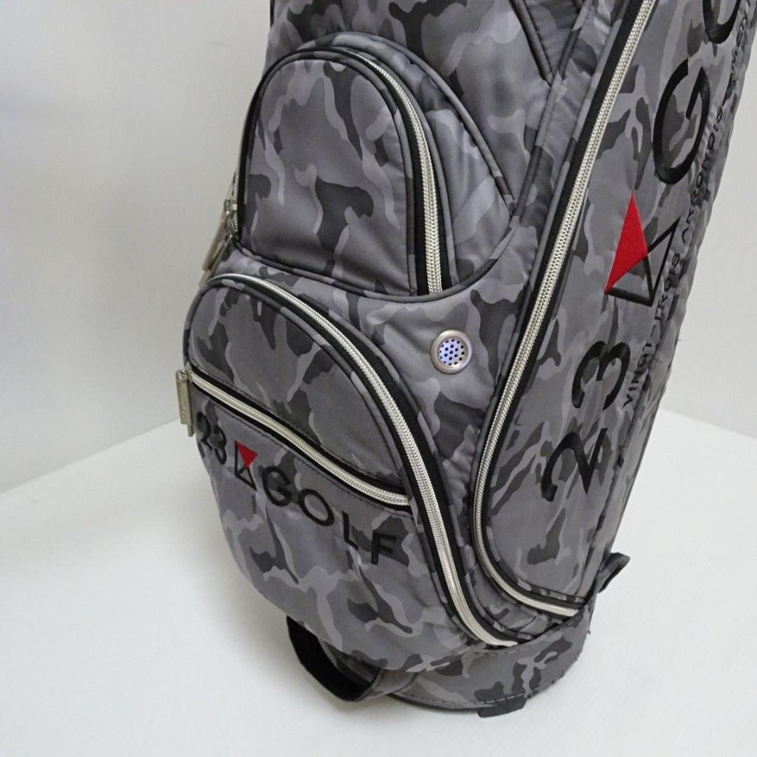 23区GOLF キャディバッグ 9.5型 カートタイプ 迷彩 ONWARD